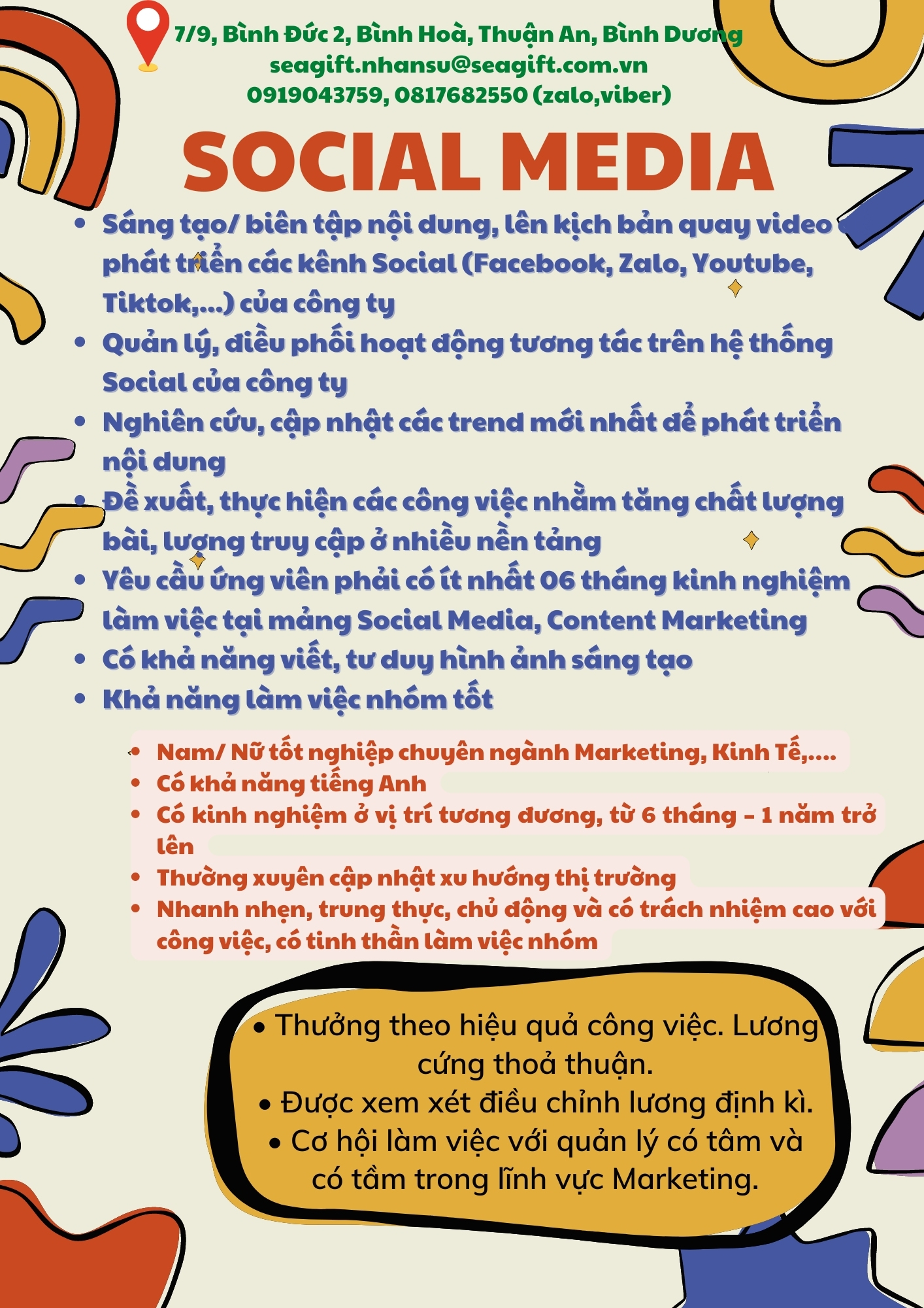 lĩnh vực hoạt động